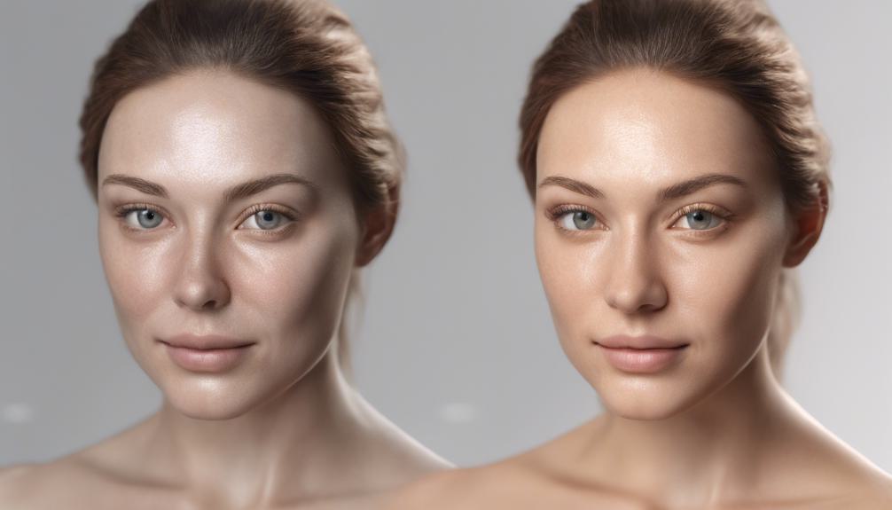 digital skin retouching effects