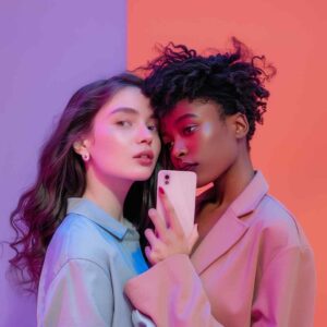 worldexplorer female models staring at each other eyes pink a f2d6a4b7 8271 41ae a351 0a291ad555cb 2 Top 10 AI Girlfriend Websites (Honest Review)