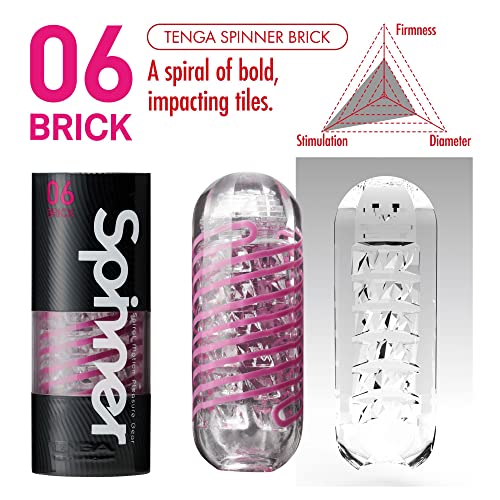 Unleash Pleasure: A Deep Dive into the TENGA Spinner SPN-006 Brick and Its Spiral Sensation