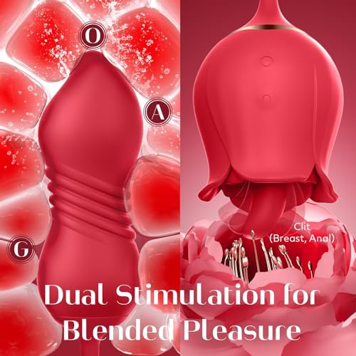 Ignite Your Senses: A Deep Dive into the MOOLIGIRL 4IN1 Rose Vibrator Experience