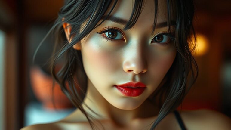 hyperrealistic image 26 year old japanese female model looking into the camera seductive big boobsID20250317112109366 Home