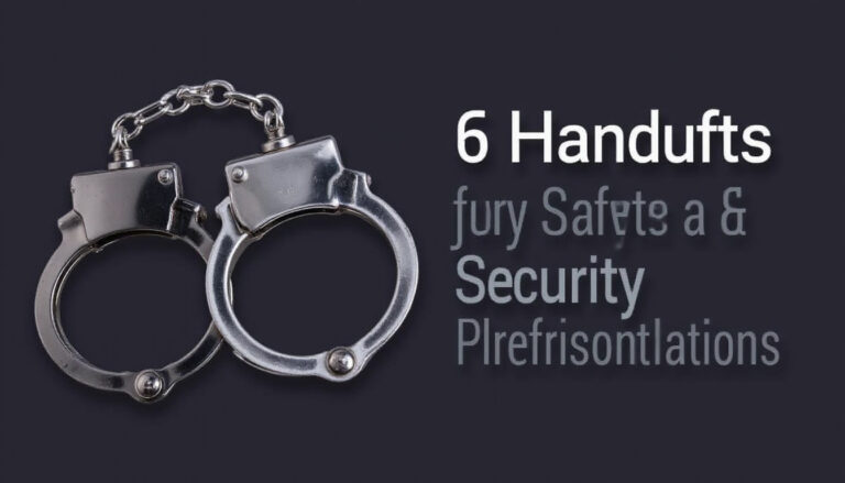 Top 6 Handcuffs for Safety and Security Professionals