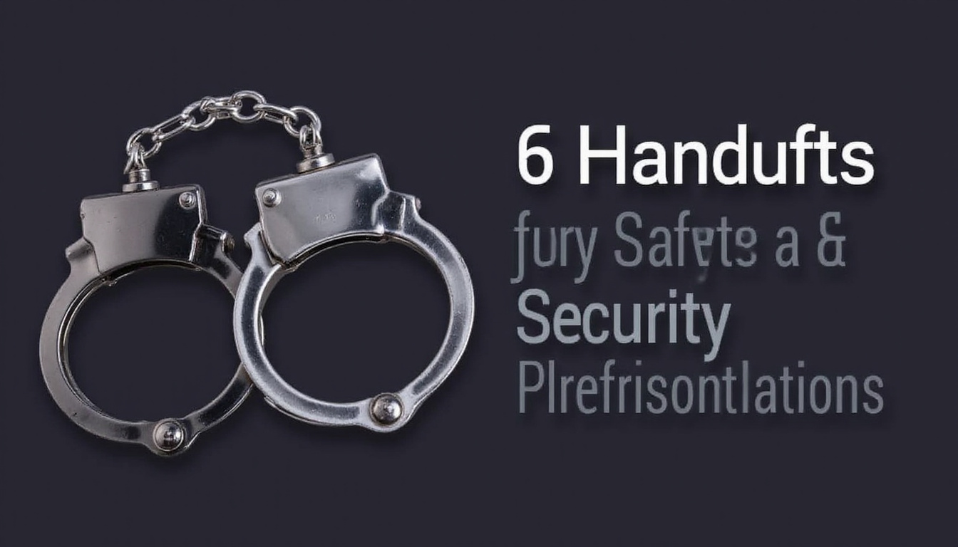 Top 6 Handcuffs for Safety and Security Professionals