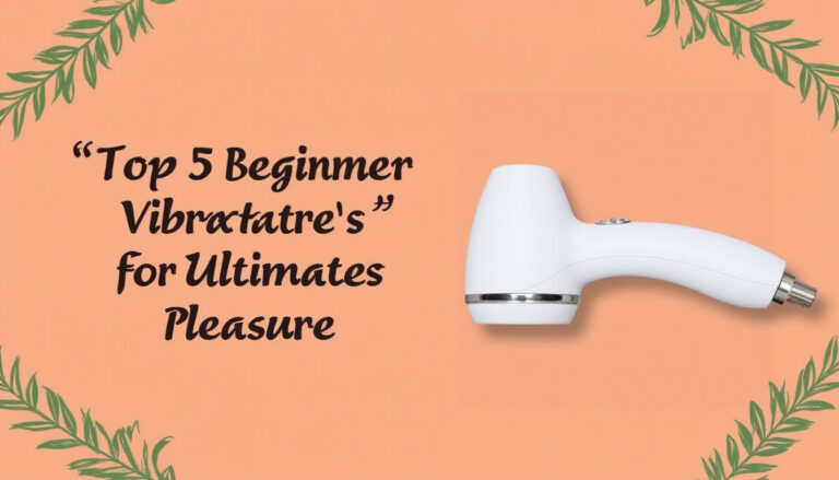 Top 5 Beginner Vibrators for Ultimate Pleasure