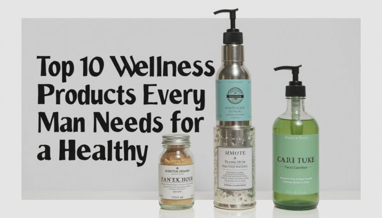 Top 10 Wellness Products Every Man Needs for a Healthy Lifestyle