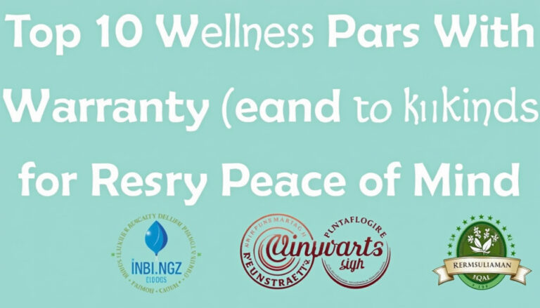Top 10 Wellness Products with Warranty for Peace of Mind
